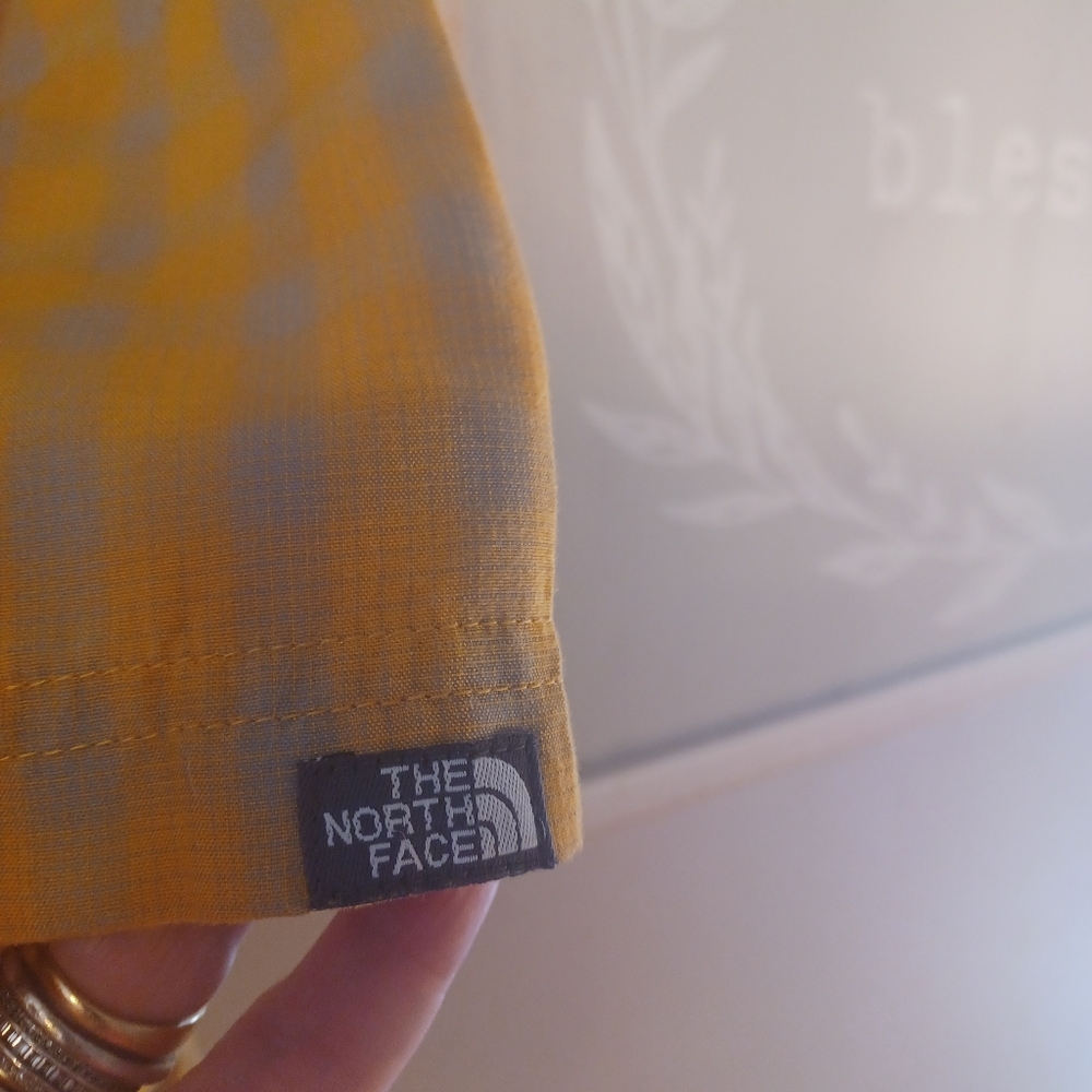 Northface Mens Golden Checkered Men's Shirt Large - Picture 4 of 5